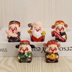 Tượng Thần Tài, Ông Thọ Bà Thọ Mini – Trang Trí Để Bàn, Bánh Kem, Quà Mừng Thọ