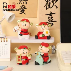 Tượng Thần Tài Quốc Triều Mini – Trang Trí Để Bàn, Văn Phòng, Nhà Cửa, Quà Tặng May Mắn