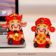 Tượng Thần Tài Mini 2026 – Trang Trí Bàn Văn Phòng, Chiêu Tài, Phong Thủy May Mắn
