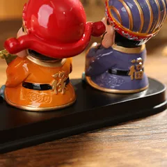 Tượng Resin Phúc Lộc Thọ & Thần Tài Mini – Trang Trí Nhà, Ô Tô, Cửa Hàng Khai Trương, Chiêu Tài