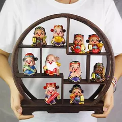 Tượng Thần Tài Hoan Hỷ Có Khay Đựng Chìa Khóa – Trang Trí Nhà Cửa, Quà Mừng Tân Gia