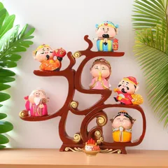 Tượng Thần Tài Phúc Tinh Lâm Môn – Trang Trí Văn Phòng, Phòng Khách, Quà Khai Trương, Tân Gia