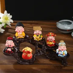 Tượng Thần Tài Phúc Tinh Lâm Môn – Trang Trí Văn Phòng, Phòng Khách, Quà Khai Trương, Tân Gia
