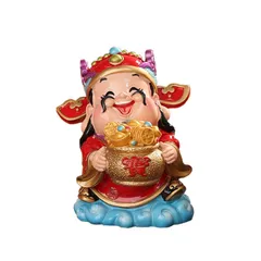 Thần tài Ngũ phúc trang trí 9cm