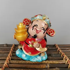 Thần tài Ngũ phúc trang trí 9cm