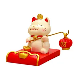 Quà Tặng Trang Trí Giá Đỡ Điện Thoại Di Động Mèo May Mắn