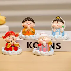 Đồ Trang Trí Thần Tiên Khác Nhau, Đồ Thủ Công Bằng Nhựa Năm Chiều, Đồ Trang Trí Nhỏ Trên Bàn Làm Việc