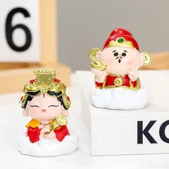 Bộ Tượng Mini Quan Âm – Phật – Thần Tài – Quan Công – Phúc Lộc Thọ Ngồi Đài Sen – Decor Phong Thủy May Mắn