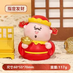 Bộ Tượng Mini Quan Âm – Phật – Thần Tài – Quan Công – Phúc Lộc Thọ Ngồi Đài Sen – Decor Phong Thủy May Mắn