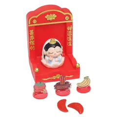 ượng Thần Tài Cầm Vàng Kèm Kệ Thờ Mini – Tượng Cầu Tài May Mắn Đầu Năm