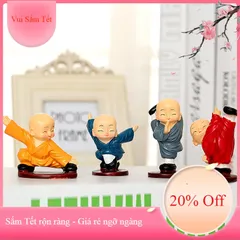 Bộ 4 chú tiểu múa võ