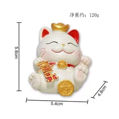Bộ 4 mèo thần tài mini may mắn - FREESHIP - Trang trí nhà cửa xe hơi bàn làm việc