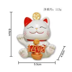 Bộ 4 mèo thần tài mini may mắn - FREESHIP - Trang trí nhà cửa xe hơi bàn làm việc