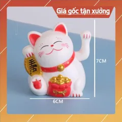 Phụ kiện bánh sinh nhật bánh kem - MÈO THẦN TÀI trang trí bánh