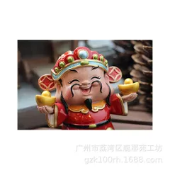 Bộ tượng thần tài, yêu tiền, trang trí bàn làm việc, thu ngân, may mắn phong thủy