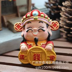 Bộ tượng thần tài, yêu tiền, trang trí bàn làm việc, thu ngân, may mắn phong thủy