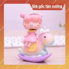 Trang trí bánh sinh nhật bánh kem cho bé - Hoàng tử, công chúa ngồi ngựa, Cặp đôi ngồi vịt