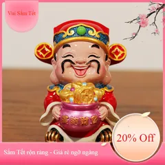 Tam đại  thần tài trang trí tài lộc