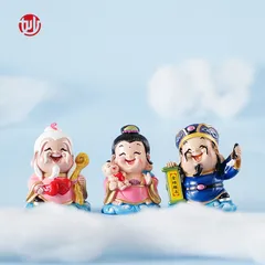Đồ trang trí độc đáo hình tiên tài từ nhựa resin, phù hợp trang trí trong nhà, văn phòng, trang trí xe hơi, quà tặng thủ