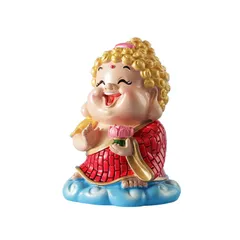 Đồ trang trí độc đáo hình tiên tài từ nhựa resin, phù hợp trang trí trong nhà, văn phòng, trang trí xe hơi, quà tặng thủ