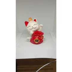 Mèo thần tài cắm bút. cắm hoa. Mèo may mắn mini trang trí nhà cửa, bàn làm việc, ô tô dễ thương