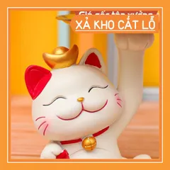 Giá đỡ điện thoại hình chú mèo may mắn trang trí nhà cửa, để ô tô tiện lợi 💕FREESHIP 50k💕 Linh Tinh 10k