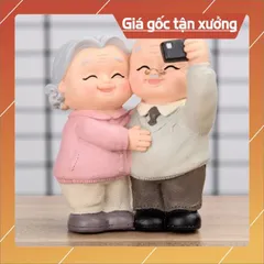 Phụ kiện bánh sinh nhật bánh kem - Cặp đôi ông bà đủ mẫu Trang Trí Bánh Sinh Nhật