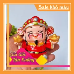 Bộ 03 tượng Thần Tài 7cm cao cấp