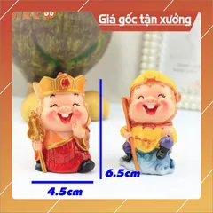 Bộ 4 Thầy Trò Tây Du Ký cao cấp Tượng mini trang trí Xe hơi Bàn làm việc