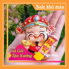 Bộ 03 tượng Thần Tài 7cm cao cấp