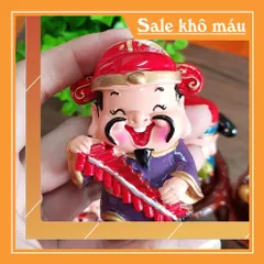 Bộ tượng Ngũ Phúc cao cấp kèm chậu cây và chân đế đứng 6 ô