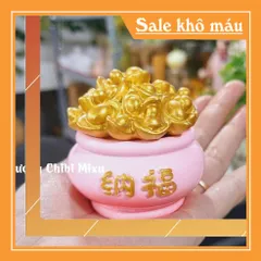 Chum vàng may mắn màu hồng