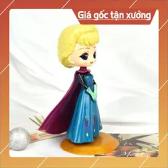 Phụ kiện trang trí bánh sinh nhật bánh kem - Tượng công chúa ANNA đội vương miện nhựa