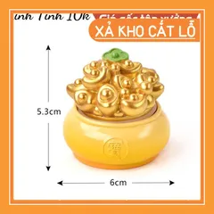 Phụ kiện thỏi vàng, hũ vàng trang trí kèm tượng 💕FREESHIP 50k💕 Linh Tinh 10k