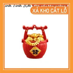 Phụ kiện thỏi vàng, hũ vàng trang trí kèm tượng 💕FREESHIP 50k💕 Linh Tinh 10k