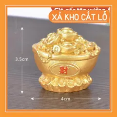 Phụ kiện thỏi vàng, hũ vàng trang trí kèm tượng 💕FREESHIP 50k💕 Linh Tinh 10k