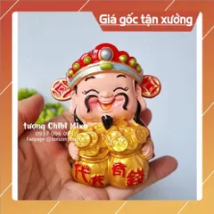 Tượng Thần Tài 7cm ôm túi tiền
