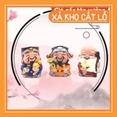 Bộ tượng Phúc Lộc Thỏ nhỏ xinh phong thủy may mắn tài lộc