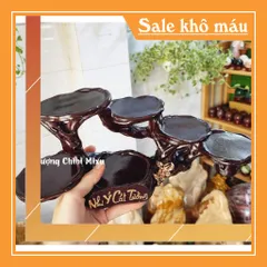 Bộ Ngũ Phúc 6cm kèm tượng Di Lặc và chân đế Như Ý Cát Tường