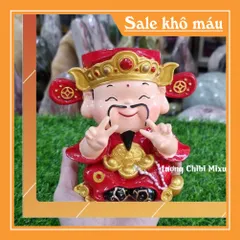 Tượng chibi Thần Tài vui vẻ 13cm