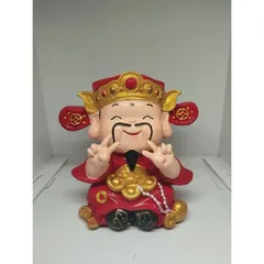 Tượng ông thần tài vui vẻ cao 14 cm