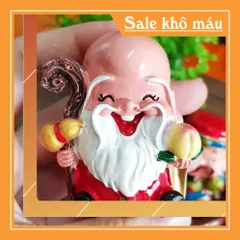 Bộ Ngũ Phúc 6cm kèm tượng Di Lặc và chân đế Như Ý Cát Tường