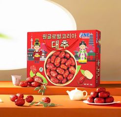 Táo Đỏ Hàn Quốc Sấy Khô Nguyên Quả Hộp 1kg – Date 26/1/2027