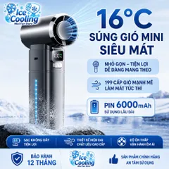 [YZ-Y15] Quạt bạo lực siêu mạnh 6.000mAh YZ-Y15 Tốc Độ 10m/s 2026 - Quạt Mini 199tốc độ - Pin Dùng Cực Lâu