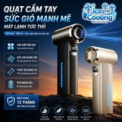 [YZ-Y15] Quạt bạo lực siêu mạnh 6.000mAh YZ-Y15 Tốc Độ 10m/s 2026 - Quạt Mini 199tốc độ - Pin Dùng Cực Lâu