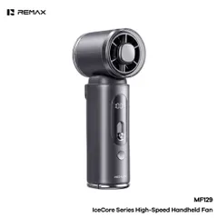 [ Nhập Khẩu]Quạt Cầm Tay REMAX MF129 Chính Hãng 10000mAh – kiêm sạc dự phòng,100 Cấp Gió, Sạc Nhanh 22.5W, Có Sò Lạnh