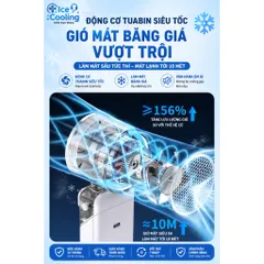 [FJ 011 ] Chính Hãng-Quạt Cầm Tay Sixqi 6000mAh Mini Turbo Làm Mát Bán Dẫn 2026–100 Cấp Độ Gió,Gập 180°,Màn Hình LED!