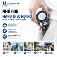 [Nhập Khẩu]Quạt Cầm Tay Làm Lạnh KIMPILIVE YF19 Chính Hãng | Pin 10000mAh | Sò Lạnh TEC Bán Dẫn - Vỏ Carbon Cao Cấp