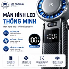 [Nhập Khẩu]Quạt Cầm Tay Làm Lạnh KIMPILIVE YF19 Chính Hãng | Pin 10000mAh | Sò Lạnh TEC Bán Dẫn - Vỏ Carbon Cao Cấp