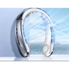 [L37-Max]Quạt Đeo Cổ Làm Lạnh 16°C L37-MAX - Công Nghệ Tấm Gốm Sứ, 100 Cấp Độ Gió, LED Hiển Thị Pin